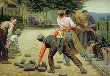 A Game of Bourles in Flanders, 1911